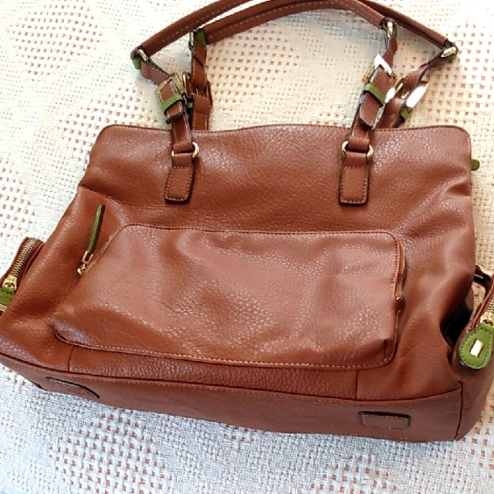 Brown Leather Tote Bag